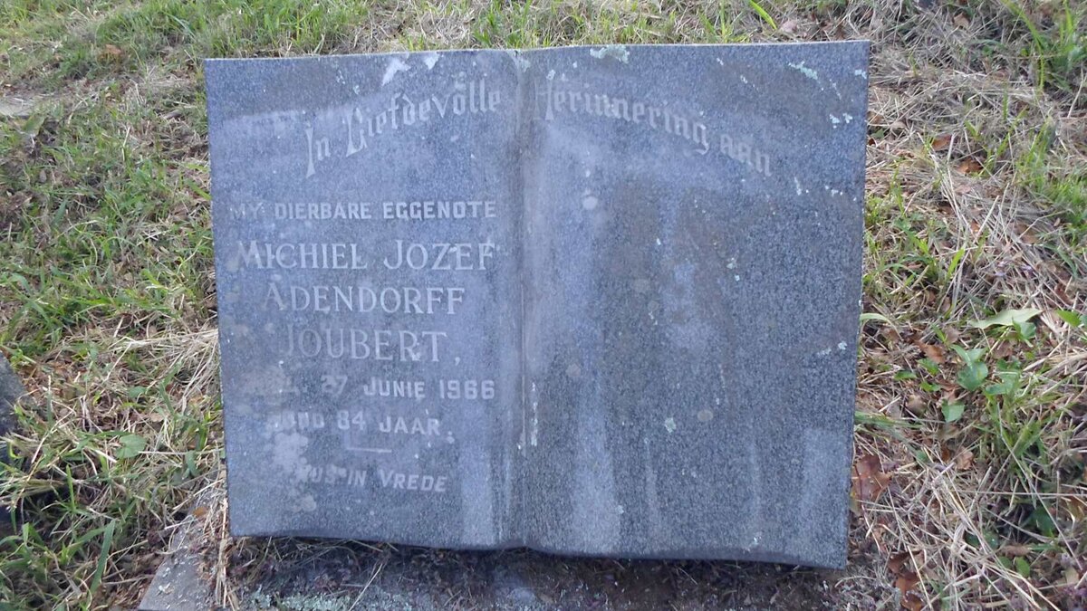 JOUBERT Michiel Jozef Adendorff -1966