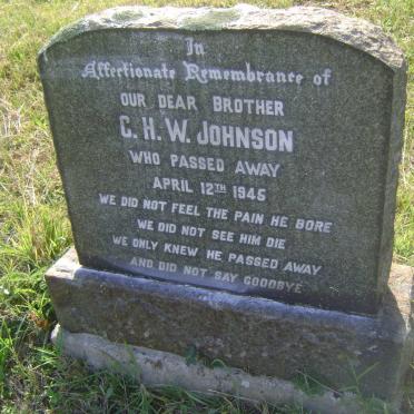 JOHNSON C.H.W. -1945