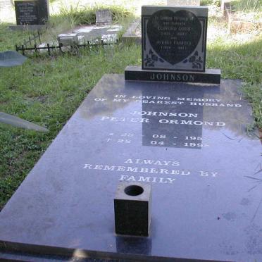 JOHNSON Clifford Louis 1921-1964 &amp; Audrey Frances 1924-1981 :: JOHNSON Peter Ormond 1955-1988