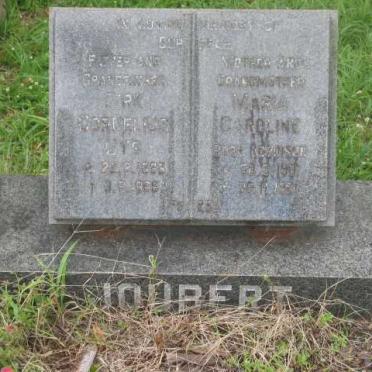 JOUBERT Dirk Cornelius 1895-1966 &amp; Maria Caroline ROBINSON 1901-1961