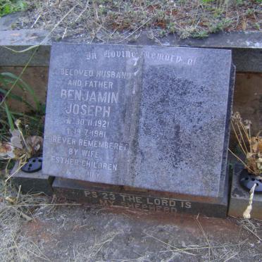 JOSEPH Benjamin 1921-1981