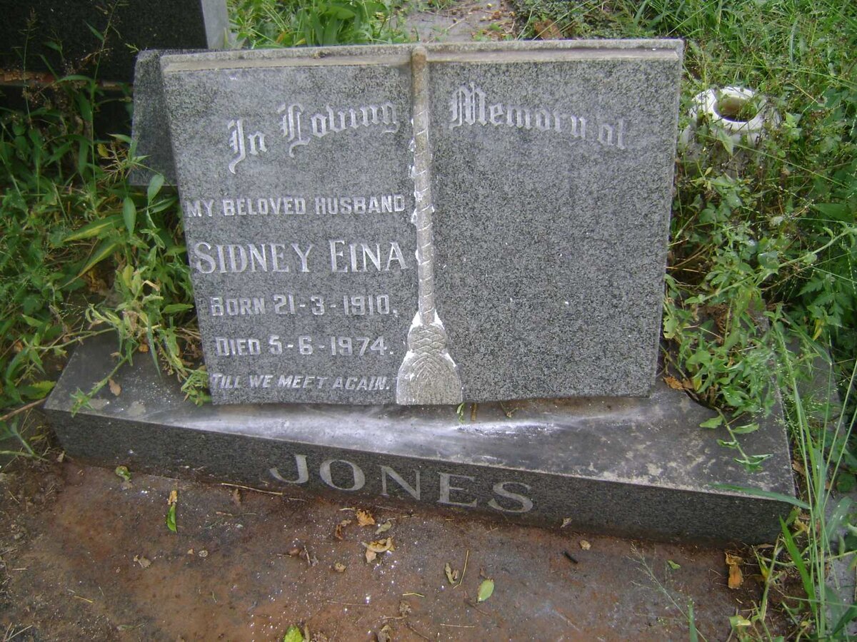 JONES Sidney Eina 1910-1974