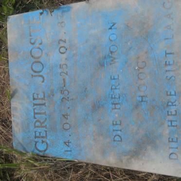 JOOSTE Gertie -1925-1987
