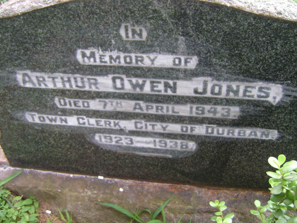 JONES Arthur Owen -1943