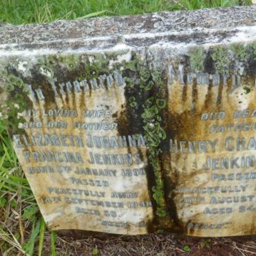 JENKINS Henry Charles -1964 &amp; Elizabeth Johanna Francina 1890-1940