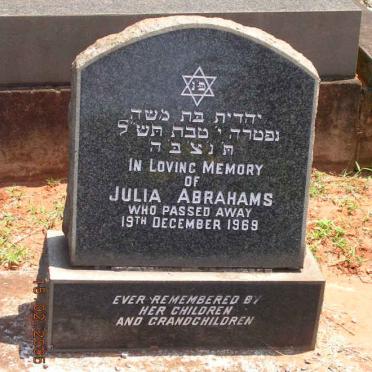 ABRAHAMS Julia -1969