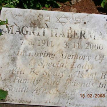 HABERMANN Magrit 1911-2000