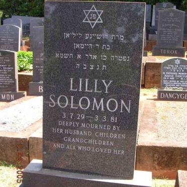 SOLOMON Lilly -1981