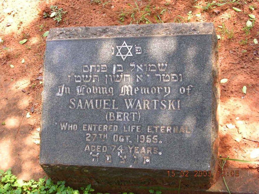 WARTSKI Samuel -1955