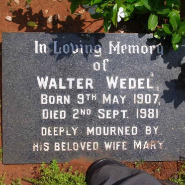 WEDEL Walter 1907-1981