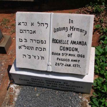 CONDON Rochelle Amanda 1966-1971