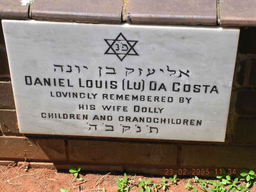 COSTA Daniel Louis, da