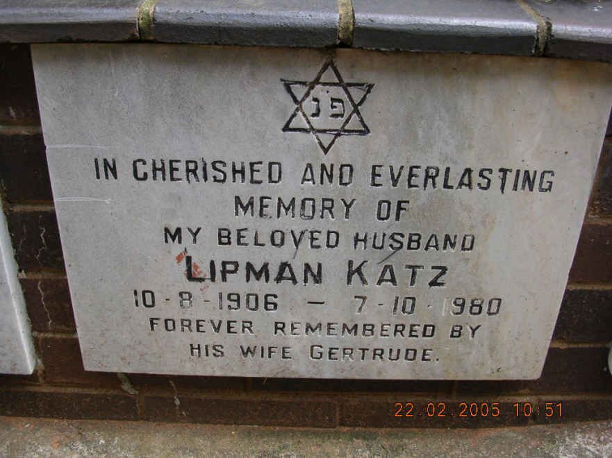 KATZ Lipman 1906-1980