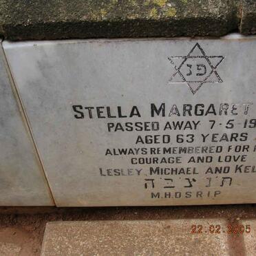 LEVY Stella Margaret -1985