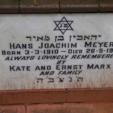 MEYER Hans Joachim 1910-1975