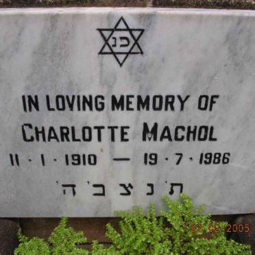 MACHOL Charlotte 1910-1986