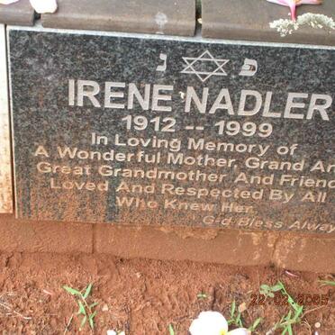 NADLER Irene 1912-1999