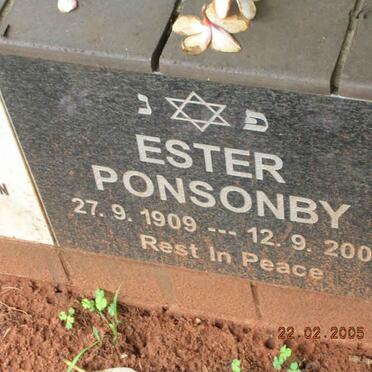 PONSONBY Ester 1909-2000