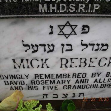 REBECK Mick
