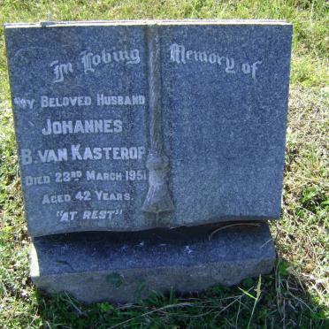 KASTEROP Johannes B., van -1951