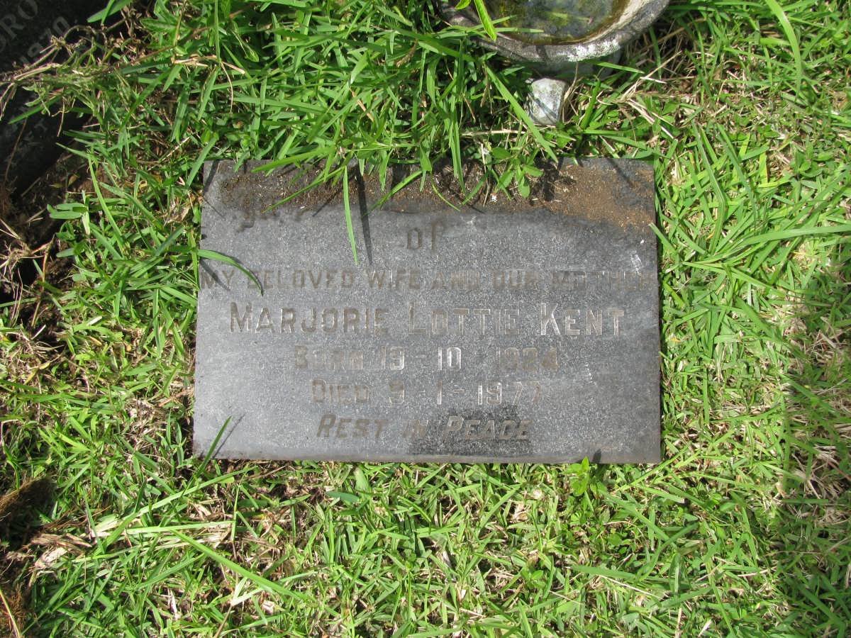 KENT Marjorie Lottie 1934-1977