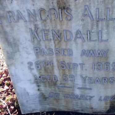 KENDALL Francois Allen -1965