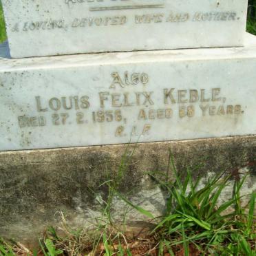 KEBLE Winnie -1913 :: KEBLE Marie Anita -1922 :: KEBLE Louis Felix -1956