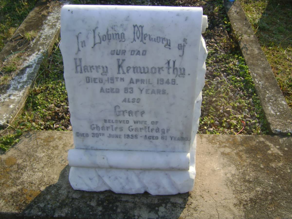 KENWORTHY Harry -1948 :: GARTLEDGE Grace -1958