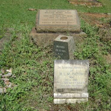 KERSWILL William Henry Howe -1948 &amp; Alice M. -1951 :: PATON H.L.M. -1961