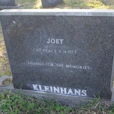 KLEINHANS Joey -1972