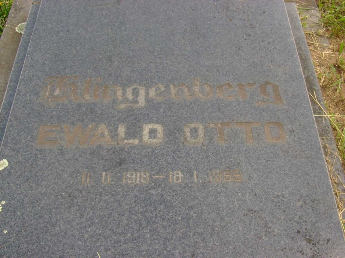KLINGENBERG Ewald Otto 1919-1995