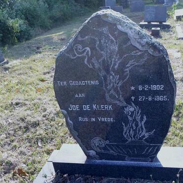 KLERK Joe, de 1902-1965 :: MOOLMAN Maxie 1923-1986