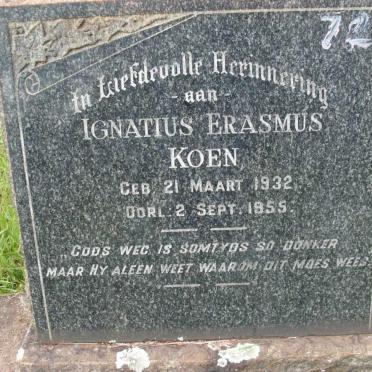 KOEN Ignatius Erasmus 1932-1955