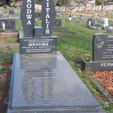 KODWA Mngoma Vitalis 1934-2016