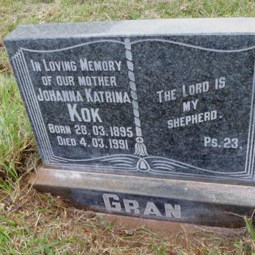 KOK Johanna Katrina 1895-1991