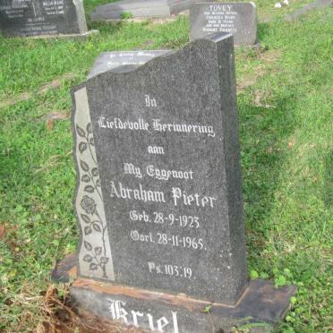 KRIEL Abraham Pieter 1923-1965
