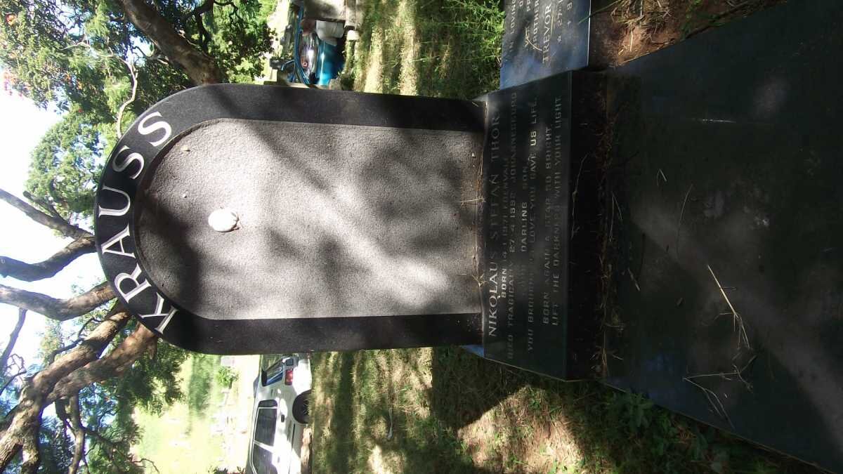 KRAUSS Nikolaus Stefan Thor 1971-1992