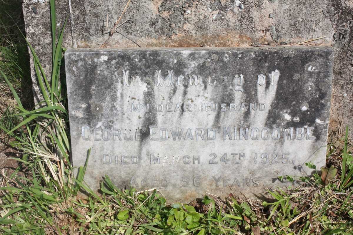 KINGCOMBE George Edward -1925