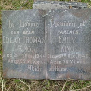 KING Edgar Thomas -1944 &amp; Emily -1945