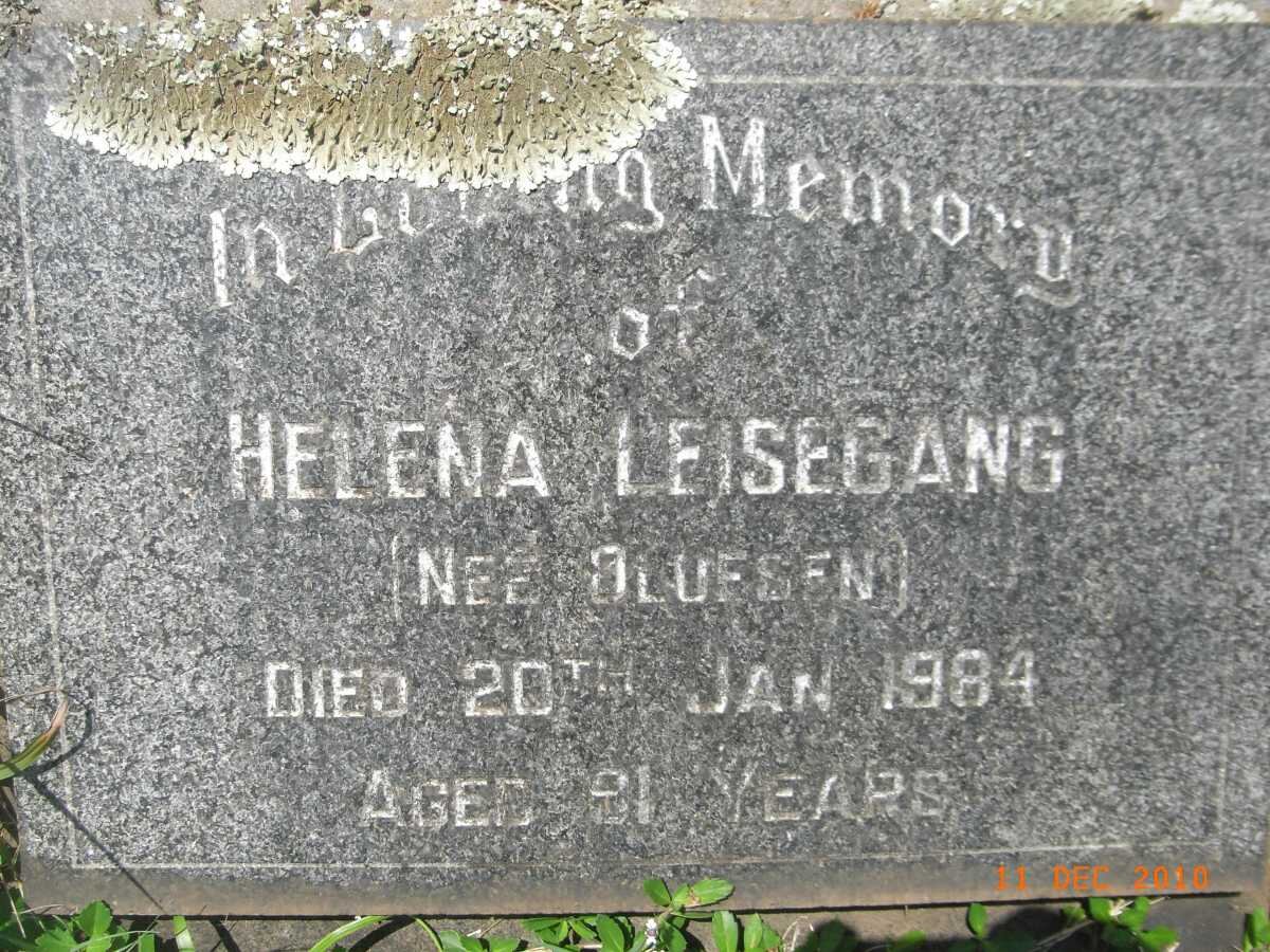 KING Tomine Elizabeth nee OLUFSEN -1976 :: LEISEGANG Helena nee OLUFSEN -1984 :: OLUFSEN Theis -1956 &amp; Amalia Gurine -1962