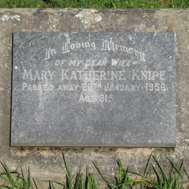 KNIPE Mary Katherine -1956