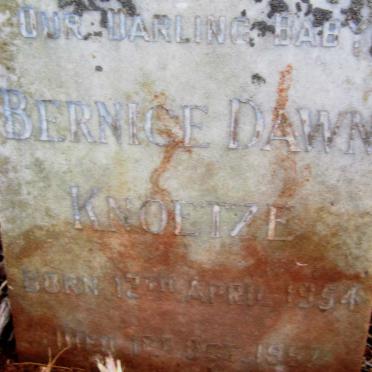KNOETZE Bernice Dawn 1954-1957