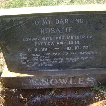 KNOWLES Rosalie 1898-1970