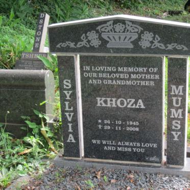 KHOZA Sylvia Mumsy 1945-2008