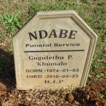 KHUMALO Gugulethu P. 1974-2016