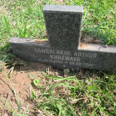 KHUZWAYO Langalakhe Arthur 1956-2002