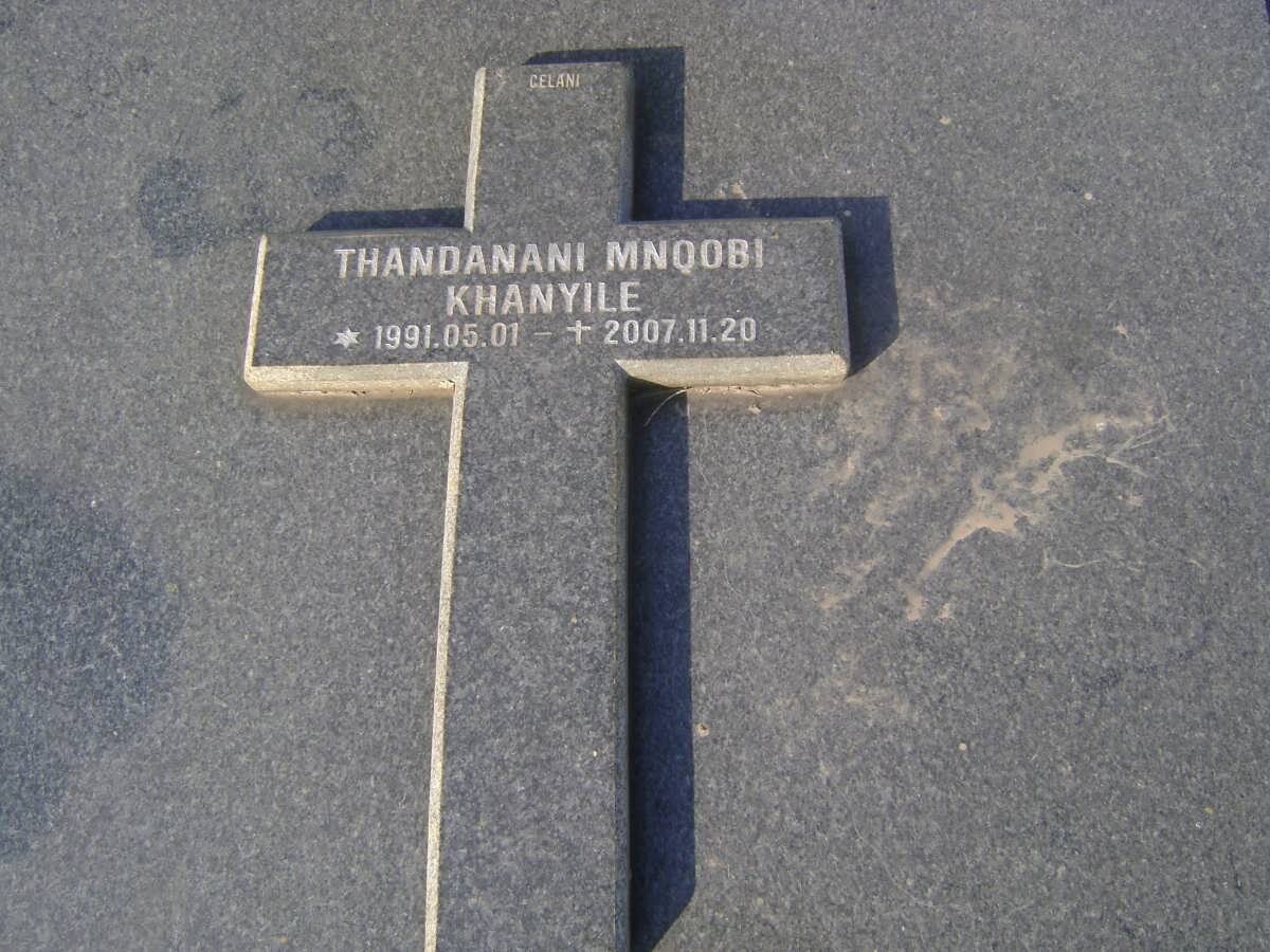 KHANYILE Thandanani Mnqobi 1991-2007