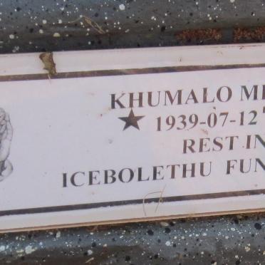 KHUMALO Mfano Samuel 1939-201