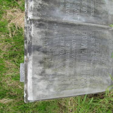 LUTHER Christoffel Johannes Jacobus -1967 &amp; Jeanetha La Mude -1992 