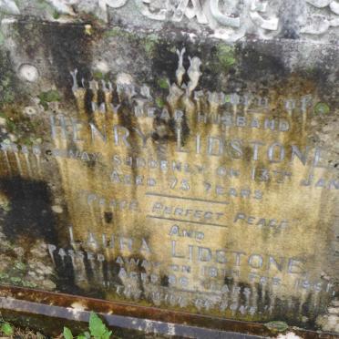 LIDSTONE Henry -1943 &amp; Laura -1961